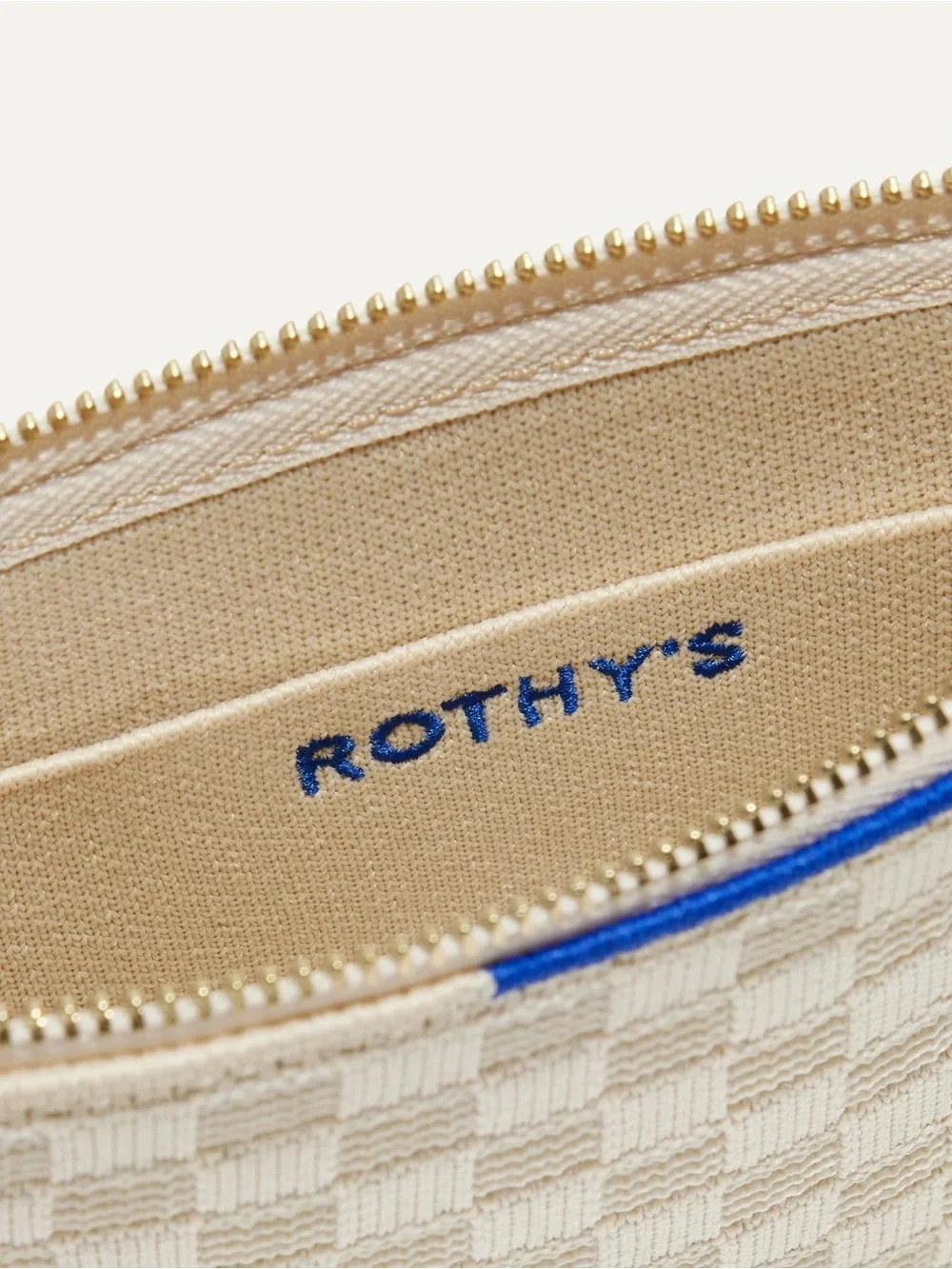 ROTHY’S Woven Checkered Pouch
